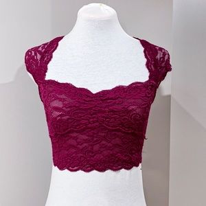 Garage Lace Crop Top